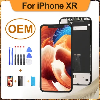 Calitate OEM Pentru iPhone XR Display LCD de Înlocuire Cu Ecran 3D Touch de Asamblare Adevărat Ton Pantalla XR Cu Cadouri Gratuite