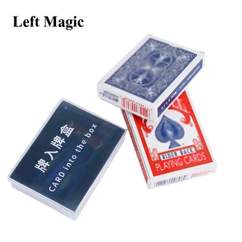 Carte în Caseta de Magie Trucuri Carte de Magie Recuzită Iluzii până Aproape de Strada Magie Truc de Magician Ușor de A Face Mentalism