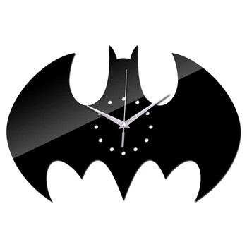 Ceasuri de perete Acrilic Ac Cuarț Bat Ceasuri Încă de Viață Geometrice Autocolante Stil Modern DIY Singură Față