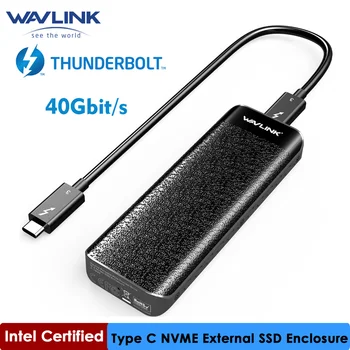 Certificat de Intel Thunderbolt™ 3 NVME SSD Extern USB de Tip C 40Gbps Excelente de Disipare Pentru Microsoft Windows și Mac OS Wavlink