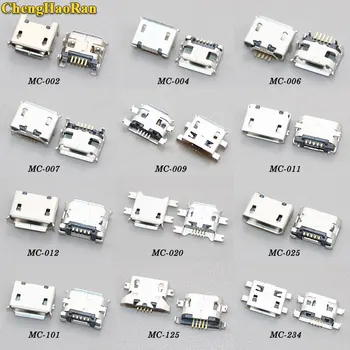 ChengHaoRan 12 Modele Conector Micro USB 5Pin Mufa usb Priză de sex Feminin Pentru Huawei/Lenovo/ZTE Și Alte Mobile Tabletels