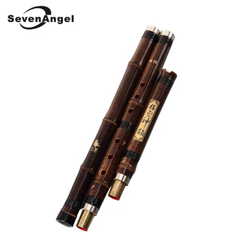 Chineză XIAO Naturale verticale Bambus Flaut Xiao Instrument Muzical F/G Cheie Clarinet Profesional binodal singur plug flauta