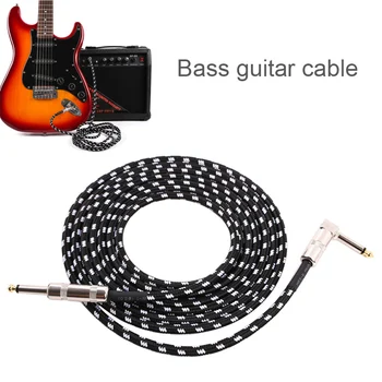 Chitara electrica cu Cablu de Sârmă Cablu de 3M 6M Nici un Zgomot Ecranat Bass Cablu pentru AMPLIFICATOR de Chitara Amplificator Cablu de Instrumente Muzicale Accesorii