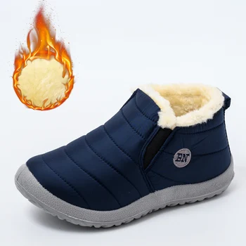 Cizme de iarna pentru Femei Impermeabile Femei Pantofi Casual Plat Pantofi de Iarna Glezna Cizme pentru Femei Plus Dimensiune Pereche de Pantofi Non-Alunecare