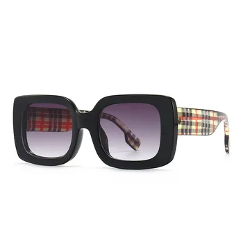 Clasic de Lux de Brand Designer de Mare Cadru Pătrat ochelari de Soare Femei Barbati Moda Vintage Populare de Călătorie Ochelari de Soare Nuante UV400