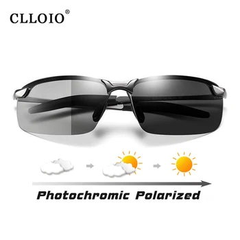 CLLOIO Fotocromatică ochelari de Soare Barbati de Conducere Cameleon Ochelari Polarizate Masculin Zi de Viziune de Noapte de Conducere Schimbare de Culoare Ochelari de Soare UV