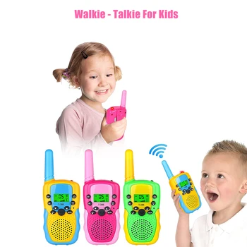 Copilul Handheld O Pereche de Jucării Digitale Pentru Copii Baieti Cadouri pentru Copii de Radio Tableta Xiomi Placa De VideoWalkie Talkie