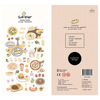 Coreea de Sonia Scrapbooking Hârtie de Înaltă Calitate Autocolant Alimente Excursie de Papetărie DIY Decorare Casa si gradina Suatelier Autocolante
