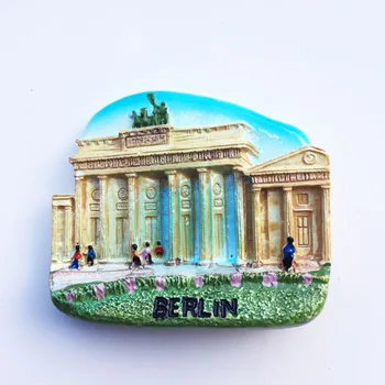 Creative Magnetic Magnet de Frigider Berlin, Capitala Germaniei, Poarta Brandenburg Suveniruri Turistice Meserii Decor