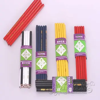 Creion Alb Implicit Macara Card Creioane Speciale Trunchiate Stilou, Creion, Creioane Colorate 543 Negru Și Roșu Galben Albastru Si Multicolor