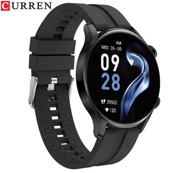 CURREN Smartwatch Bărbați Monitor de Ritm Cardiac Bluetooth Apel Sport Fitness Brățară Tracker de Monitorizare de Somn IP67 pentru Android ios