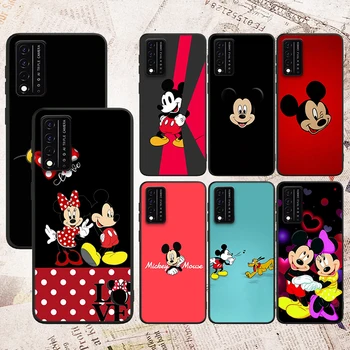 Disney Drăguț Mickey Mouse Pentru T-Mobile REVVL V+ 5G 4 REVVL V Plus 5G 4+ Negru Cazul în care Telefonul rezistent la Șocuri Moale TPU Silicon Acoperă