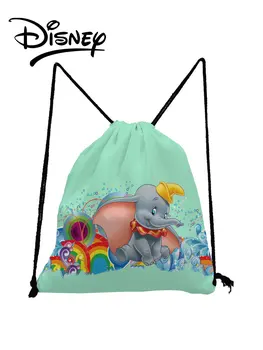 Disney Dumbo Rucsac Portabil Sac De Depozitare Elefant Cordon Geanta De Desene Animate Copil Mic Sac De Școală Pantofi De Buzunar Model Personalizat