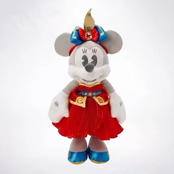 Disney Varietate Minnie Papusa de Plus Jucarii de Plus 42cm Minnie Mouse Moi Umplute Peluche Păpuși Fata de Copii Cadou de Ziua Ediție Limitată