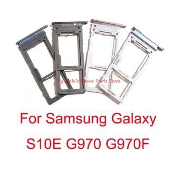 Dual Sim Nou Card Tava de Slot Pentru Samsung Galaxy S10E G970 G970F S10 E Sim Chip Card Micro SD Tava Titularul Reader Adaptor