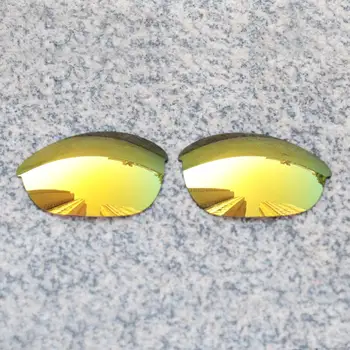 E. O. S Polarizate Îmbunătățită Lentile de Înlocuire pentru Oakley Half Jacket ochelari de Soare de - Aur de 24K Polarizati Oglinda
