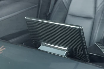 Ecran Capacul din Spate pentru Tesla Model 3 Y Real Fibra de Carbon Central de Control de Afișare Mașini Modificarea Decor Modely 2017-2023