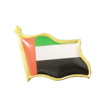 Emiratele Arabe Unite Flag Brosa De Aur Galvanizare Email Ace Insigna Rucsac/Pălărie/Guler/Sac De Școală Accesorii