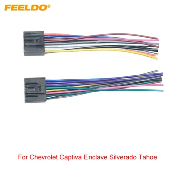 FEELDO Auto Stereo 30Pin ISO de Instalare a Cablajului Pentru Chevrolet Captiva Enclavă Silverado Tahoe Cablu Audio Adapter