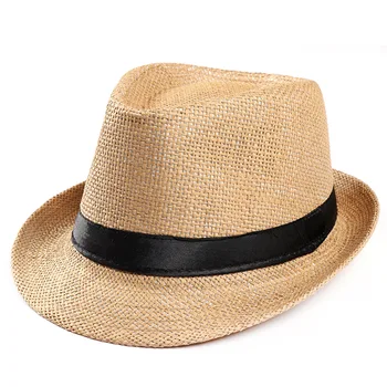 Femei Bărbați Vară la Modă Soare pe Plaja Paie Panama Jazz Pălărie de Cowboy feminin pălării Fedora Gangster Capac chapeau Copii baiat palarie palarie de soare