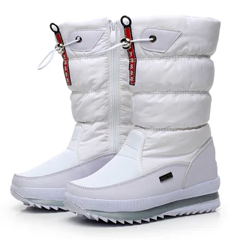 Femei Cizme de Zăpadă Platforma Cizme de Iarna Gros de Pluș Impermeabil anti-alunecare Cizme de Moda pentru Femei Pantofi de Iarna de Blana Cald Botas mujer