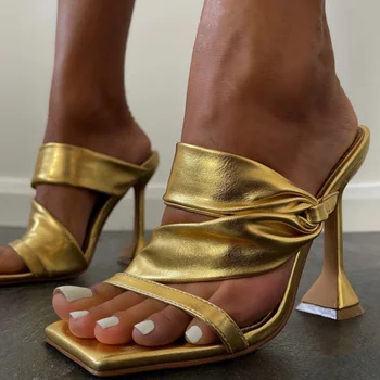 Femei Sandale New Open Toe Tocuri Inalte Femei Vara Sandale Petrecere Toc Papuci De Casă Sandalias Mujer Casual Pantofi De Vara Pentru Femei Pompe