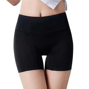 Femeile De Siguranță Pantaloni Scurți Pantaloni De Moda Fără Sudură De Înaltă Talie Chilotei De Culoare Solidă Pantalon Fete Slim Lenjerie Pantaloni Pentru Femeie