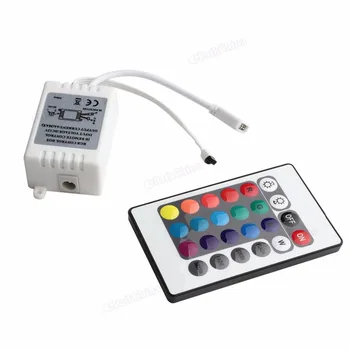 Fierbinte Util de Înaltă Calitate 24key Infraroșu Controler RGB LED Strip 24 Chei Telecomanda IR