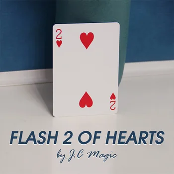 Flash 2 Inimi de J. C Trucuri Magice 2 Inimi care Apar Pe Carduri Goale Magia Până Aproape de Strada Iluzii, Trucuri de Mentalism elemente de Recuzită