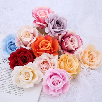 Flori Artificiale Cap Silk Rose Flori Pentru Nunta Decor Acasă Fals A Crescut De Bricolaj Cununa De A Face Provizii De Anul Nou Decor 2022