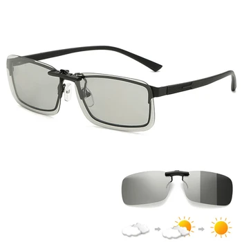 Fotocromatică Clip Polarizat ochelari de Soare UV400 Polarizati Pescuit Ochelari Polarizati Rimelsss Clip Pentru Optică Cadru