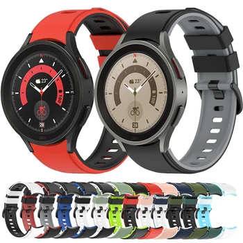 Fără spații Curea Silicon Pentru Samsung Galaxy Watch 5 Pro 44mm 40 mm Bratara Watch4 Clasic 46mm 42mm Bandă de Sport Correa Mansete