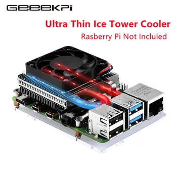 Geeekpi Nou Ultra Subțire Low-ProfileIce Tower CPU Ventilatorului de Răcire al Radiatorului Radiator Cooler pentru Raspberry Pi 4 B