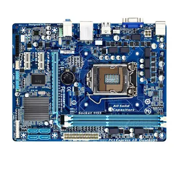 Gigabyte H61 Placa de baza H61M-DS2, Socket LGA 1155 Placa de baza Intel CPU Memorie DDR3 16GB Dual Channel Memorie Interfață VGA