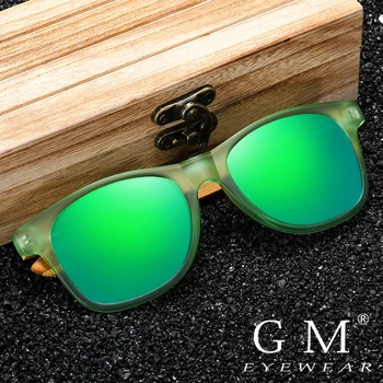 GM Bărbați/Femei de Moda ochelari de Soare Polarizat ochelari de Soare de Lemn de Activități în aer liber ochelari de Soare de Conducere.