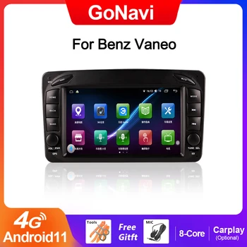 GoNavi android 11 auto radio auto receptor Multimedia 2Din cu DVD Player Pentru Mercedes/Benz/W209/W168/M/ML/W168/W463/Viano/Vito/aneo