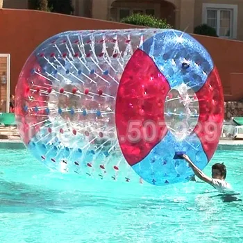 Gonflabile Apă De Mers Pe Jos Roller Minge Transparentă, Gonflabilă Role Apă Gonflabile Apă De Rulare Tub/Apă Roller Ball