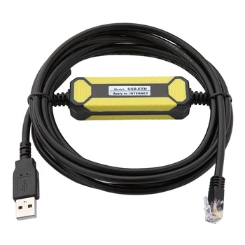Grad Industrial USB-ETH USB Converti La Ethernet Cablu de Programare Pentru HMI Siemens S7-200 Inteligent S7-1200/1500 FX5U Seria PLC