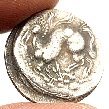 Grec de origine Animală 10mm Relief Monedă de Cupru Antic Vechi Medalie de Argint Monedă Comemorativă Insigna de Colectie Cadou Ms01