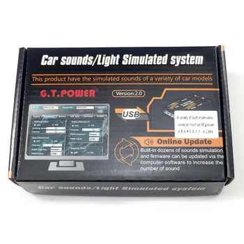 GT POWER RC Sunet / Lumina LED-uri Simulate Sistem Pentru On / Off Road Masina de Drift Buggy