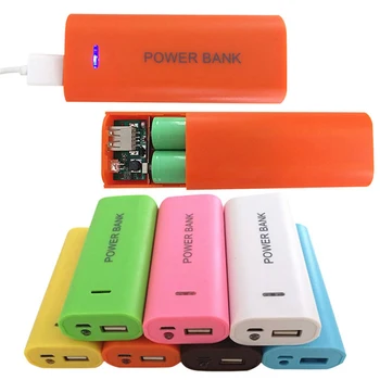 GTF 3.7 V 2x18650 USB Power Bank Baterie Cutie de Caz Pentru DIY 18650 Baterie power Bank Detașabil Capac Spate fara Baterie