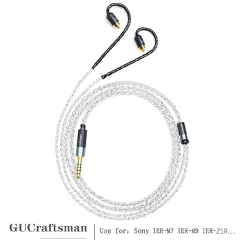 GUCraftsman 5N OFC Placat cu Argint+Grafen Cască de Înlocuire Cabluri pentru Sony IER-M7 IER-M9 IER-Z1R