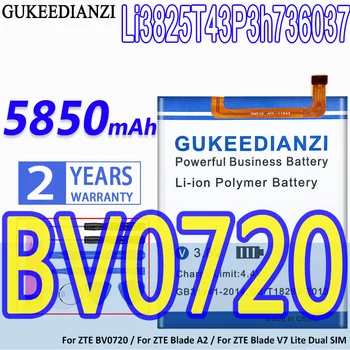 GUKEEDIANZI 5850mAh Li3825T43P3h736037 Bateria Telefonului Pentru ZTE BV0720 / Lama A2 /Lama V7 Lite Dual SIM Inlocuire Baterie