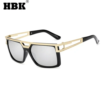 HBK Moda Clasic Pătrat ochelari de Soare Barbati Stil Retro Gradient de lentile de Ochelari de Soare Vintage sex Masculin de Conducere Oculos De Sol UV400