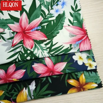 HLQON bumbac imprimat Caju flori tesatura folosit pentru Textile mozaic de cusut femei haine rochie fusta pantofi de 100x150cm