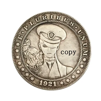 Hobo Nichel 1921-D statele UNITE ale americii Morgan Dollar COIN COPIA Tip 232