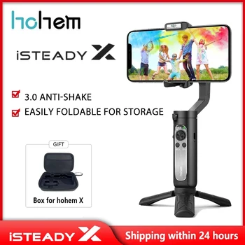 Hohem iSteady X Smartphone Gimbal pe 3 Axe Stabilizator Handheld Pentru iPhone11Pro Max Pentru Telefonul Android Huawei P40