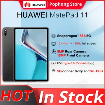 HUAWEI MatePad 11 WIFI Tablet PC 10.95 Inch 120Hz ecran HarmonyOS 2 Snapdragon 865 Octa Core 7250mAh WIFI 6