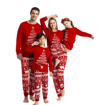 Iarna Pijamale De Craciun Pentru Mama Copii 2023 Anul Nou Crăciun Familia Set Haine Băiat Copil Haine De Fata Cupluri De Crăciun Pijamale