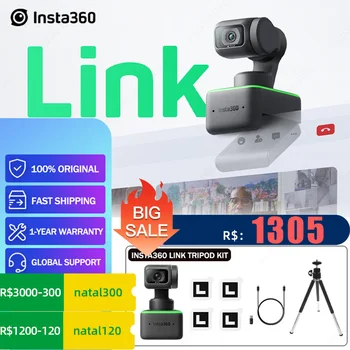 Insta360 Link - 4K Webcam cu 1/2